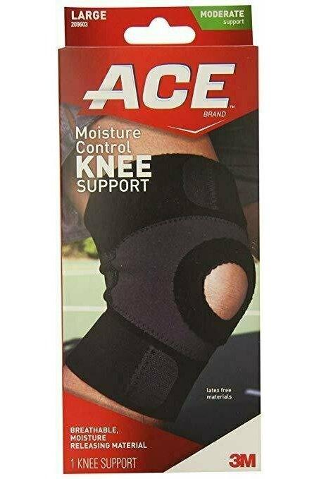 ACE Moisture Control Knee Support, Large