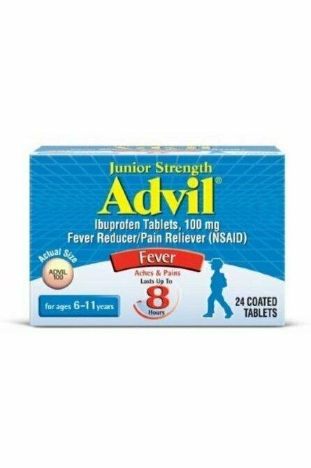 Advil Chewable Tablets Junior Strength 100 mg, Grape 24 each