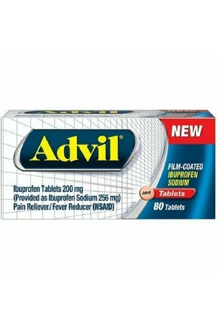Advil Film-Coated Ibuprofen 200 mg Tablets 80 each