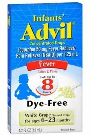 Advil InfantsDrops White Grape Flavored 0.50 oz