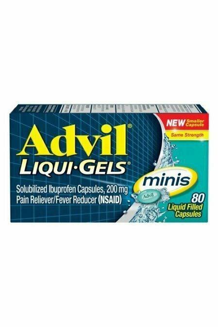 Advil Liqui Gels Minis Capsules, 80 Each