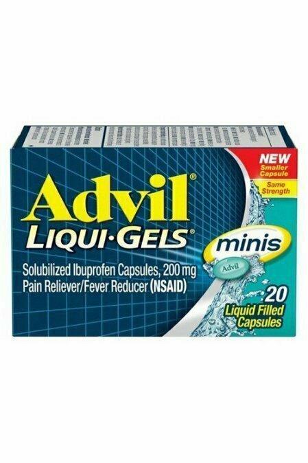 Advil Liquid Gels Minis, Liquid Filled Capsules, 20 Each