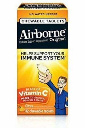 Airborne Chewable Vitamin C 1000m Citrus 32