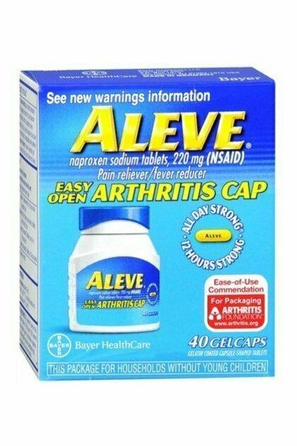 Aleve Gelcaps Easy Open Arthritis Cap 40 Gelcaps
