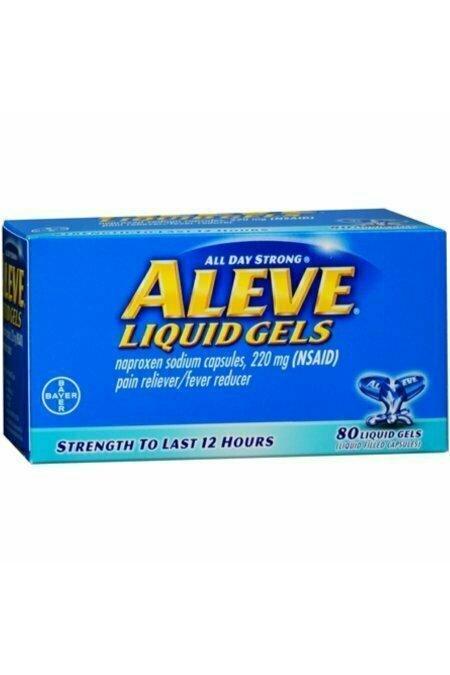 Aleve Liquid Gels 80 Liquid Gels