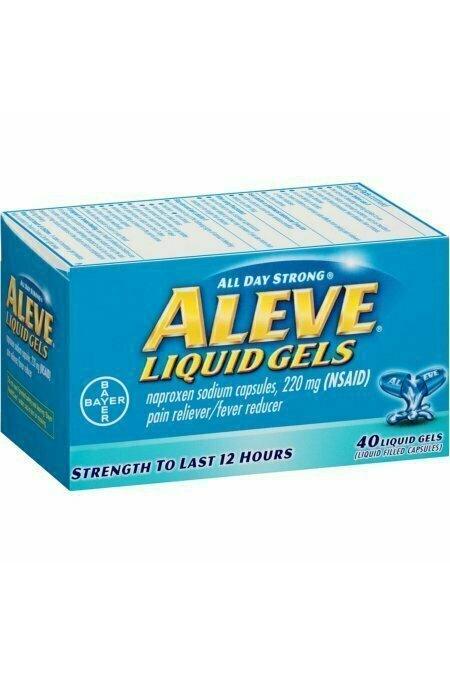 Aleve Liquid Gels Pain Reliever/Fever Reducer 220 mg 40 each