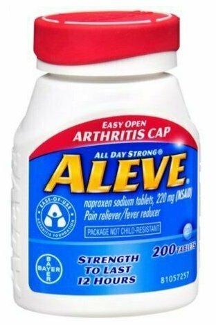 Aleve Tablets Easy Open Arthritis Cap 200 Tablets