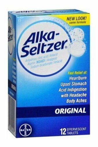 Alka-Seltzer Effervescent Tablets Original 12 each