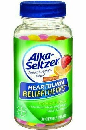 Alka-Seltzer Heartburn ReliefChews Chewable Tablets, Assorted Fruit 36 each