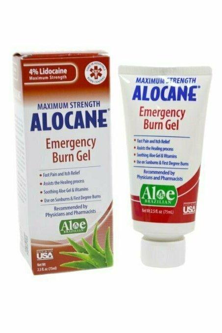 Alocane Maximum Strength Emergency Room Burn Gel, 2.5 Fluid Ounce