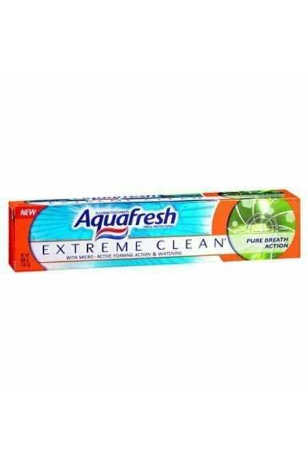 Aquafresh Extreme Clean Pure Breath Action Fluoride Toothpaste, 5.6 Oz