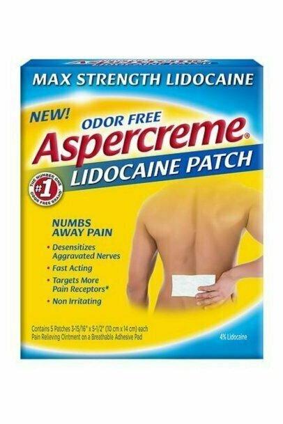 ASPERCREME Lidocaine Patches 5 each