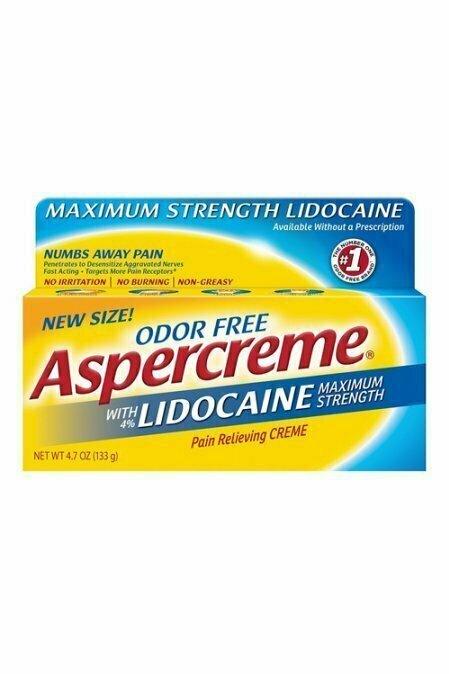 Aspercreme Maximum Strength Lidocaine , Non Greasy, 4.7 Oz
