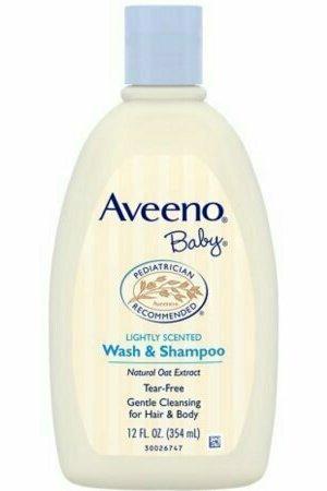AVEENO Baby Wash & Shampoo, Lightly Scented 12 oz