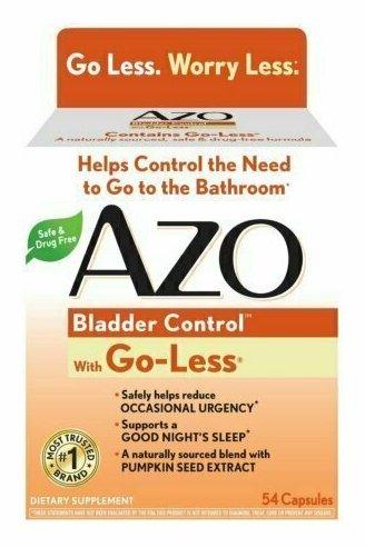 AZO Bladder Control with Go-Less Capsules 54 each