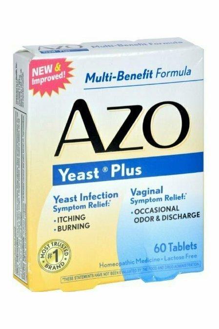 AZO YEAST TABLET 60 CT