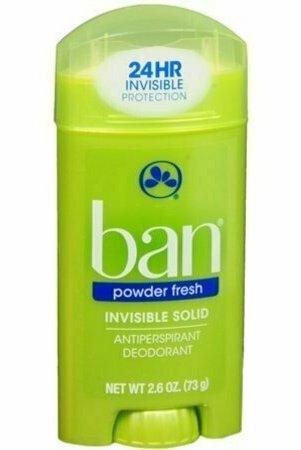 Ban Anti-Perspirant Deodorant Invisible Solid Powder Fresh 2.60 oz