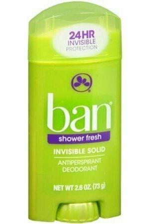 Ban Anti-Perspirant Deodorant Invisible Solid Shower Fresh 2.60 oz