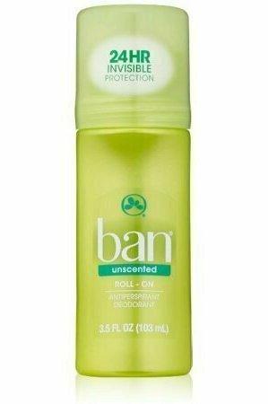 Ban Anti-Perspirant Deodorant Original Roll-On Unscented 3.50 oz
