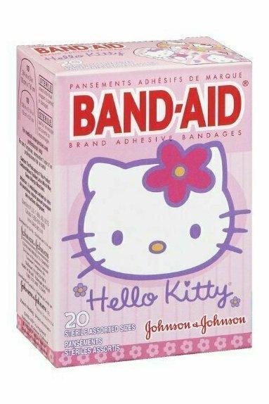 Band-Aid Brand Adhesive Bandages, Hello Kitty, 20 Count