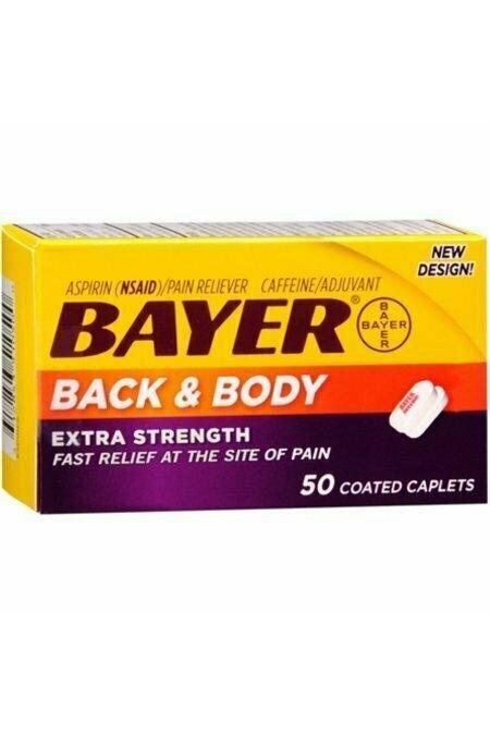 Bayer Back & Body Extra Strength Caplets 50 each