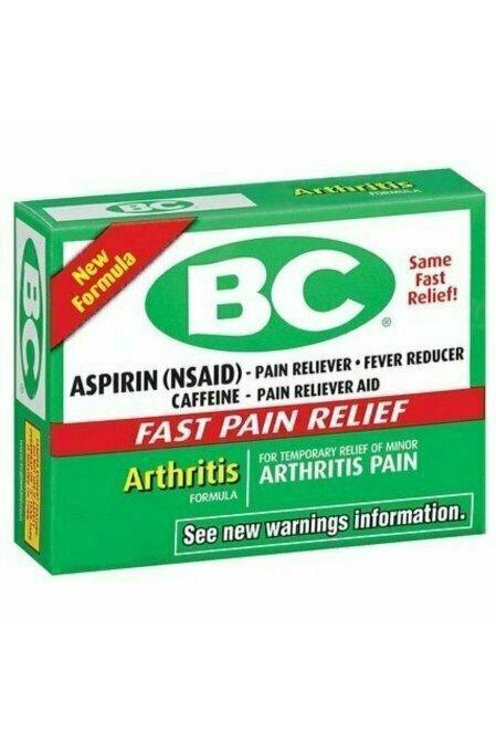 Bc Arthritis Formula Pain Reliever Powders 6 each