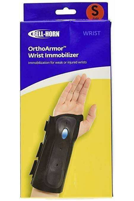 Bell-Horn OrthoARMOR Wrist Support Brace, Right Hand, Small