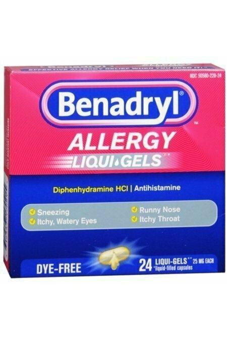 Benadryl Allergy Dye-Free 24 Liqui-Gels