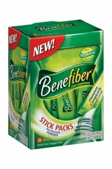 Benefiber Fiber Sugar-Free On the Go Stick Packs, Unflavored, 28 each