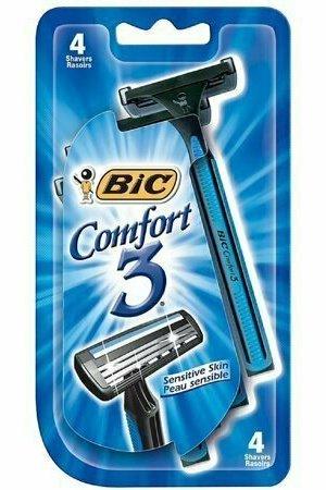 Bic Comfort 3 Sensitive Disposable Shaver 4 each