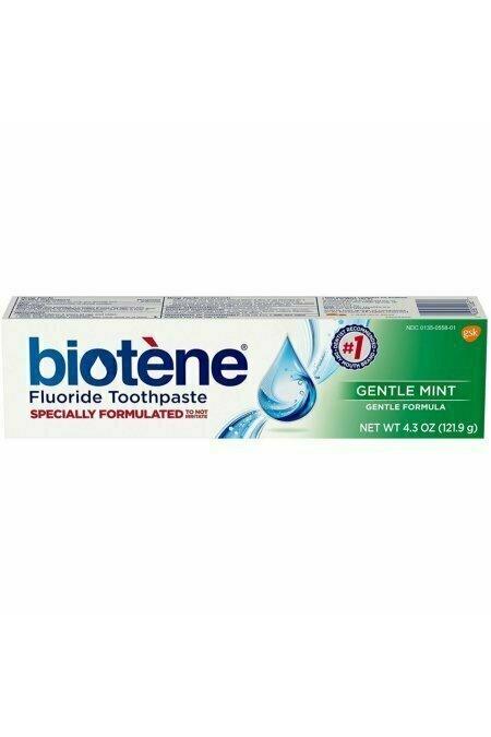 Biotene Fluoride Toothpaste, Gentle Mint 4.3 oz