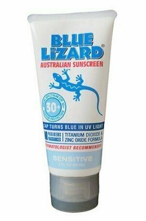 Blue Lizard Sunscreen Sensitive, SPF 30+ For Skin Gel, 3 oz