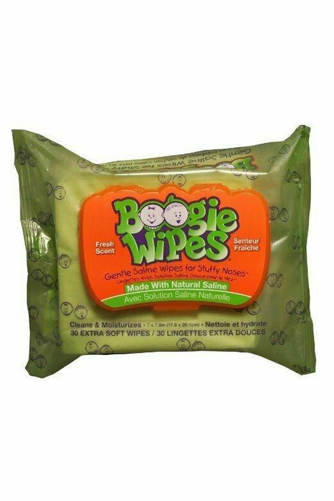 Boogie Wipes Fresh Scent Extra Soft Saline Wipes - 30 CT