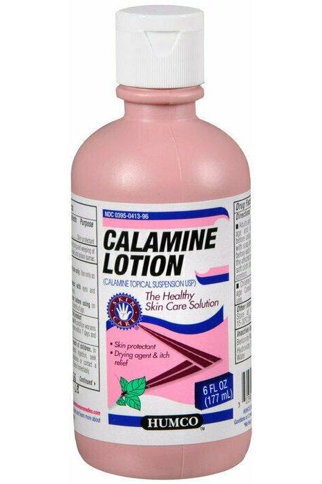 CALAMINE LOTION PINK PLAIN 6 OZ HUMCO