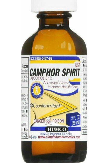 CAMPHOR SPIRITS 2OZ HUMCO