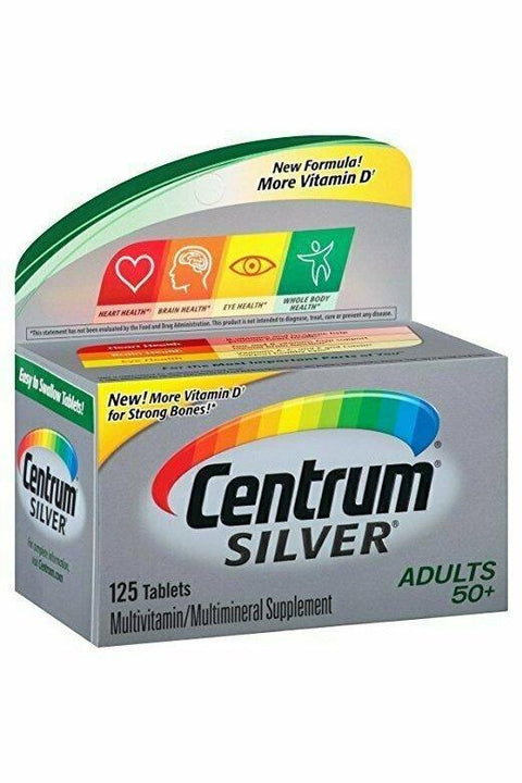 Centrum Silver Adult 125 Count Vitamin D3, Age 50+