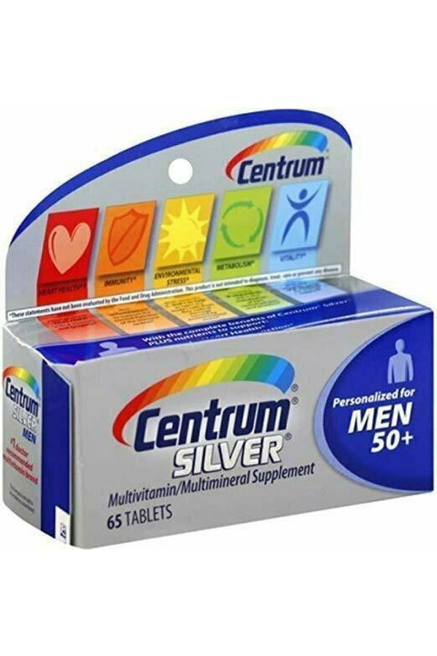 Centrum Silver Men 50+ Multivitamin Tablets 65 each