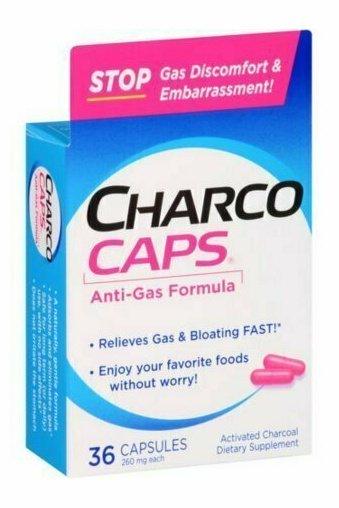 CharcoCaps 260 mg 36 Capsules