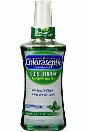 Chloraseptic Sore Throat Spray, Menthol 6 oz