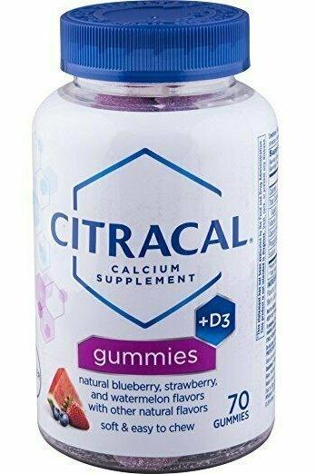 Citracal Calcium +D3 Gummies Assorted Flavors - 70 Ct