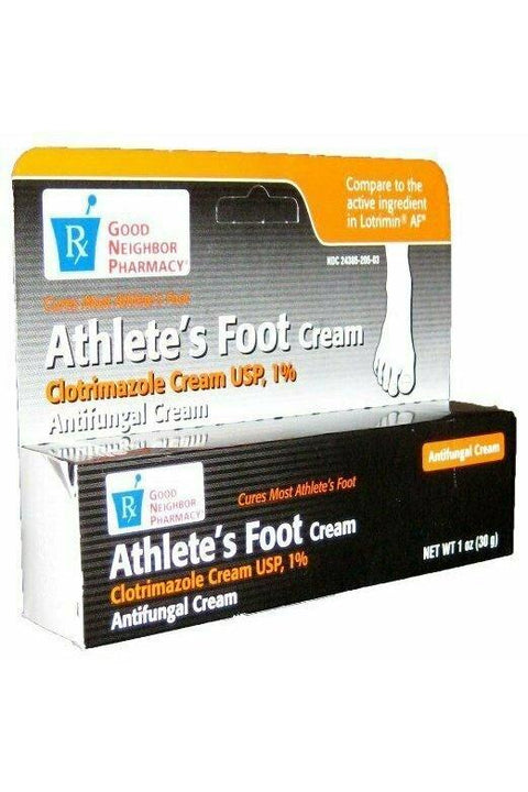 Clotrimazole Antifungal Cream 1% Cures Most Athlete's Foot