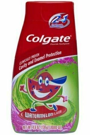 Colgate Kids 2-in-1 Toothpaste and Mouthwash Watermelon 4.60 oz