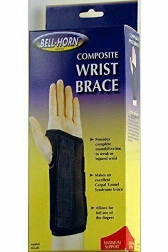 Composite Wrist Brace in Black size: Medium, Wrist: Right