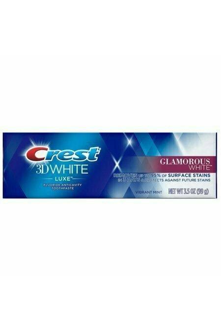 Crest 3D White Luxe Glamorous White Toothpaste, Vibrant Mint 3.5 oz