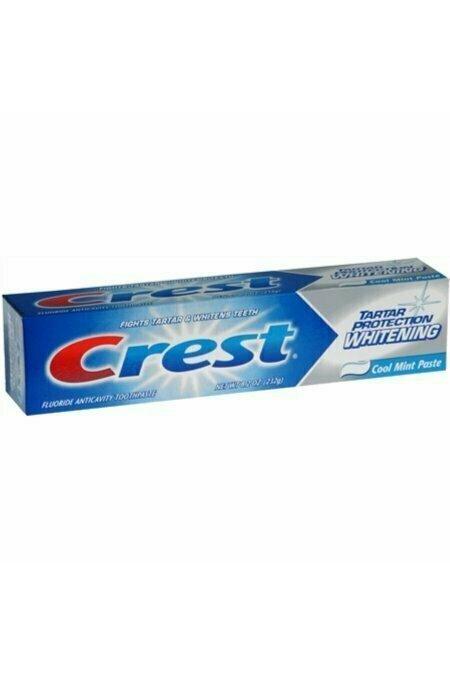 Crest Tartar Protection Toothpaste Whitening Cool Mint Paste 8.20 oz