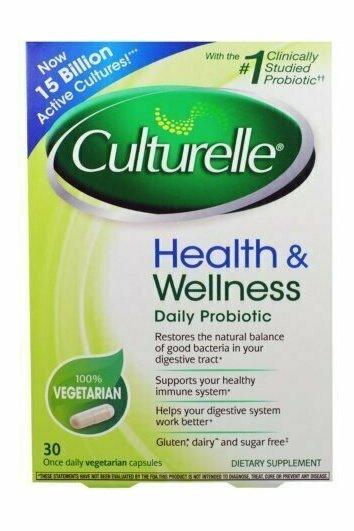 Culturelle Health & Wellness Probiotic Vegetarian Capsules 30 pack