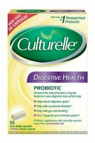 Culturelle Probiotic Digestive Health Capsules 50 pack