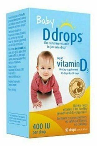 Ddrops Baby Liquid Vitamin D3 400 IU 2.50 mL 90 drops