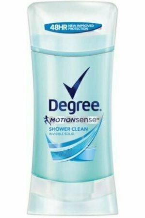 Degree Deodorant Invisible Solid, Shower Clean 2.60 oz