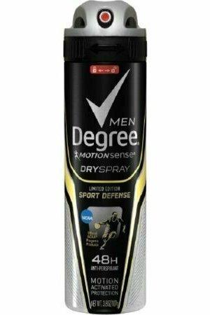 Degree Men Dry Spray Antiperspirant, Sport Defense 3.8 oz